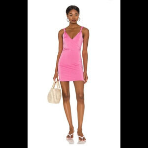 Lovers + Friends Hot Pink Desi Dress